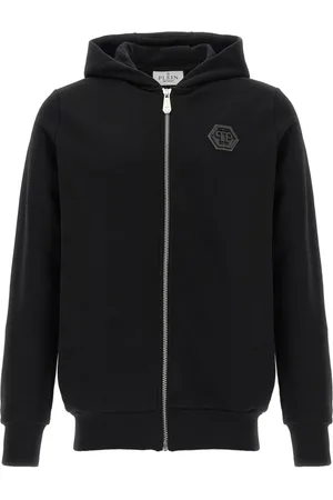 Philipp Plein Felpa con logo e cappuccio