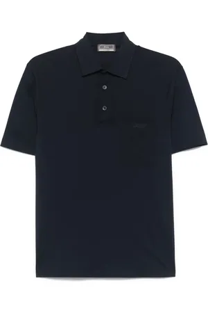 HERNO Polo con logo goffrato