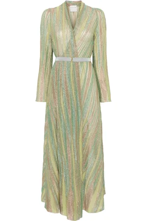 FORTE FORTE Abito lungo con effetto jacquard