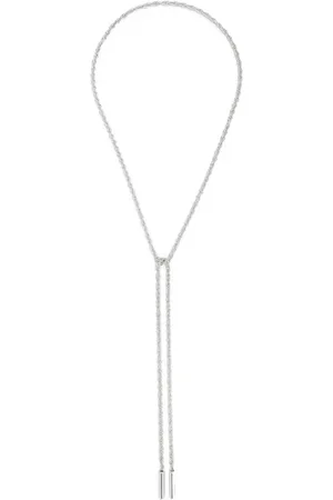 TOM WOOD Lace chain necklace