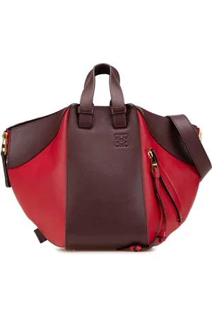 Loewe Borsa a tracolla Hammock bicolore in pelle di vitello piccola 2017
