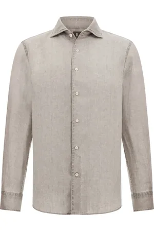 Boggi Milano Camicia taglio regular in lino