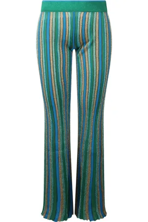 CIRCUS HOTEL Pantaloni svasati a righe