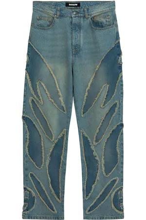 BARROW Jeans con design a inserti