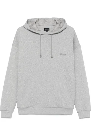 Ermenegildo Zegna Felpa con cappuccio e logo