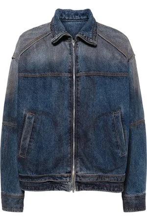 JUUN.J Giacca denim con effetto schiarito