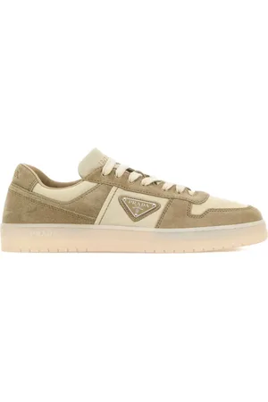 Prada Sneakers Downtown con inserti in pelle scamosciata