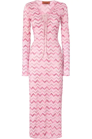 Missoni Abito con motivo a zigzag