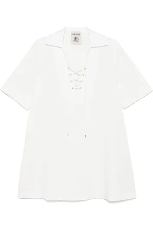 SEMICOUTURE Chemisier con lacci