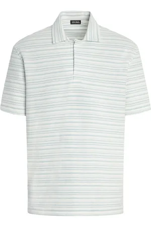 Ermenegildo Zegna Polo in cotone con ricamo logo