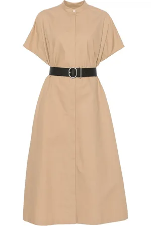 Jil Sander Abito midi con cintura