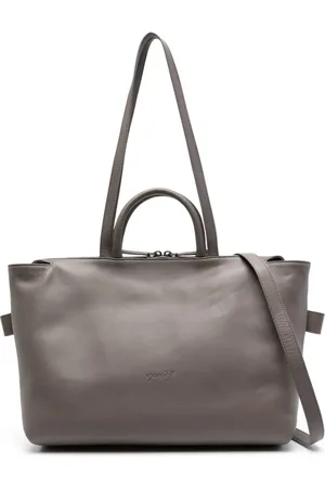 MARSÈLL Borsa tote 4 Dritta con logo goffrato