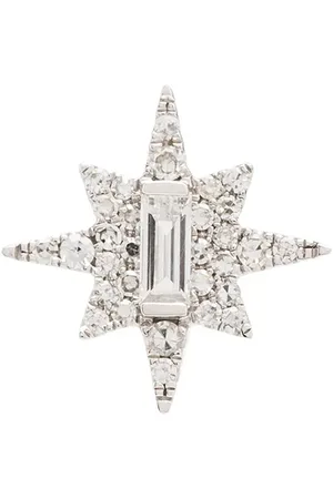 Roxanne First Orecchino Becky a stella in oro bianco 14kt
