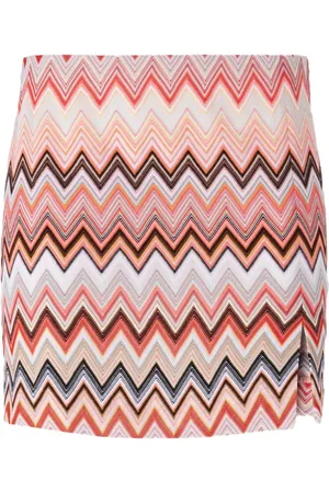 Missoni Minigonna con motivo a zigzag
