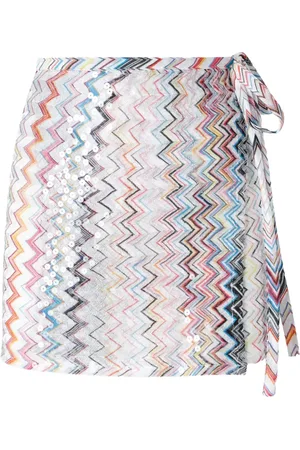 Missoni Minigonna con motivo a zigzag