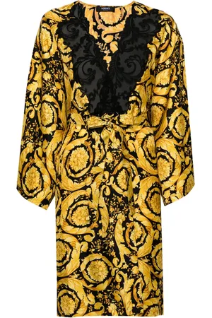 VERSACE Vestaglia Barocco con stampa
