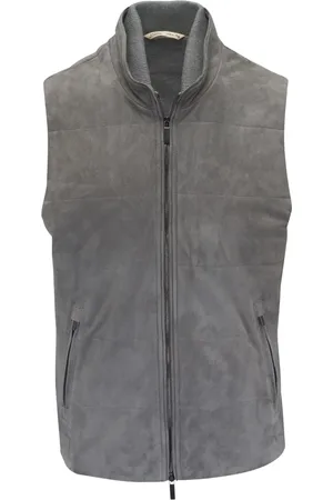 MAURIZIO BALDASSARI Gilet in pelle scamosciata