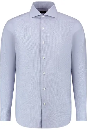 Finamore Camicia Katoen a quadri
