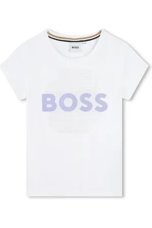 HUGO BOSS T-shirt con logo floccato