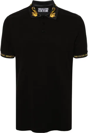 VERSACE Polo con bordo Barocco