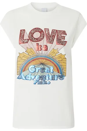 Pinko T-shirt con stampa grafica