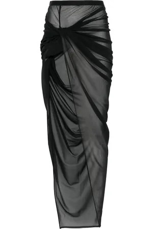 Rick Owens Camicia asimmetrica Twist Edfu