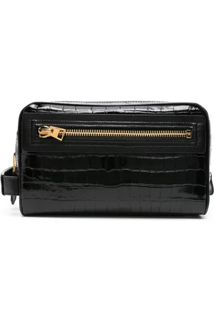 Tom Ford Trousse da bagno con effetto coccodrillo