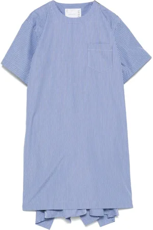 SACAI Abito corto in popeline
