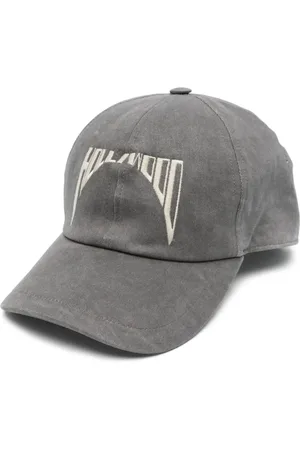 Rick Owens Cappello da baseball denim con ricamo