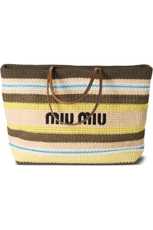 Miu Miu Borsa tote a righe