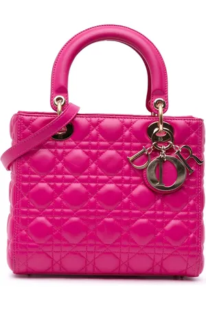Dior Borsa a tracolla Lady Dior media in pelle di agnello con motivo Cannage 2013