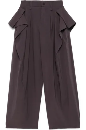 Issey Miyake Pantaloni drappeggiati