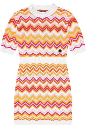 Missoni Abito in maglia con motivo chevron