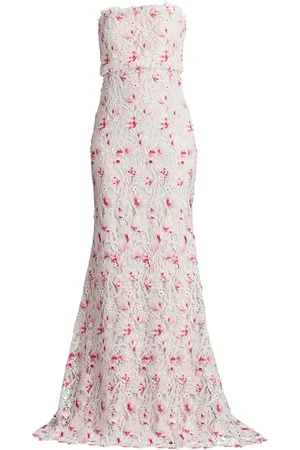 Tadashi Shoji Abito in pizzo a fiori