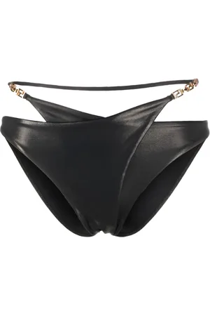 VERSACE Slip bikini con dettaglio Greca