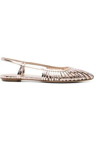 ROBERTO DEL CARLO Ballerine con effetto metallizzato