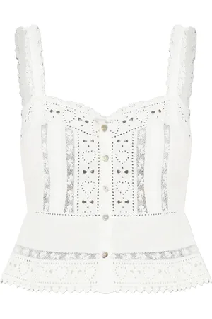 LOVESHACKFANCY Top in cotone