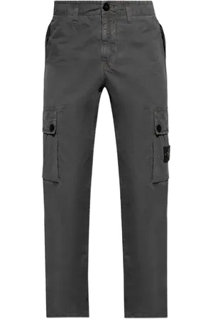 Stone Island Pantaloni dritti con logo