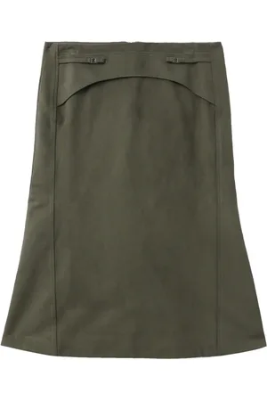Low Classic Gonna midi con dettaglio a strati