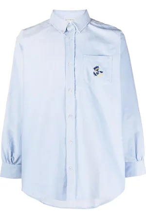 Drôle de Monsieur Camicia con ricamo