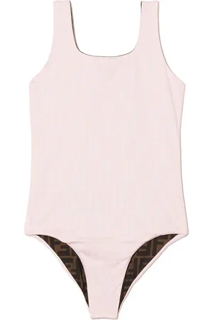 Fendi Costume intero reversibile con stampa FF