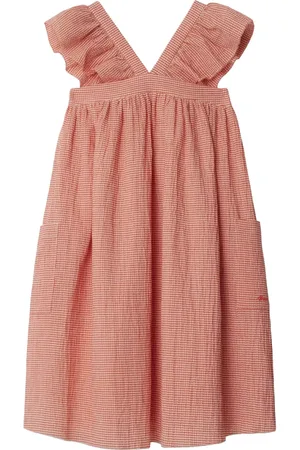 Burberry Abito in cotone a quadretti