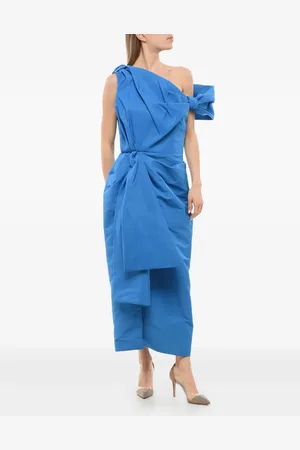 Alexander McQueen Abito midi drappeggiato