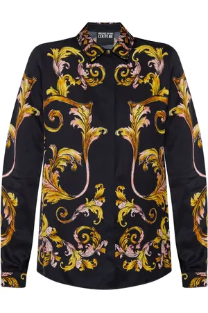 VERSACE Camicia con stampa Outline Barocco