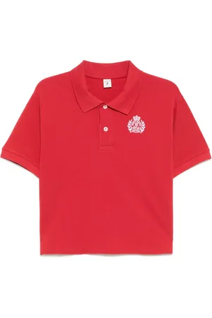Sporty & Rich Polo H&W Crest in piqué