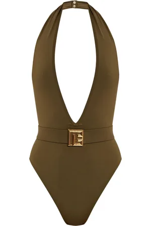 Balmain Costume da bagno con logo