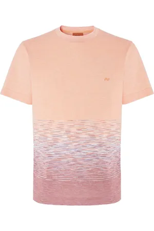 Missoni T-shirt in maglia con intarsi