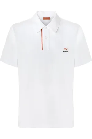 Missoni Polo con logo ricamato