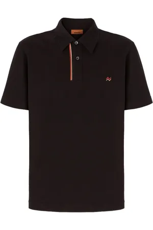 Missoni Polo con logo ricamato