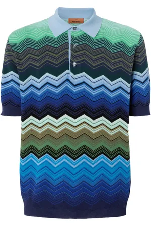 Missoni Polo con motivo a zigzag